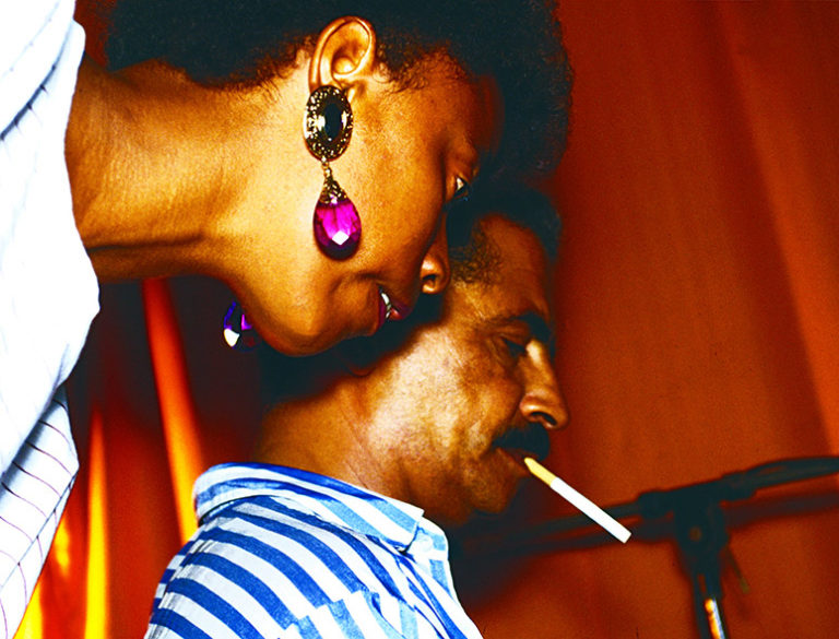 Chico Serra, em atuação no Mindelo, 1991