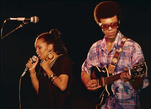 Celina Pereira e Paulino Vieira em concerto. Roma, 1988